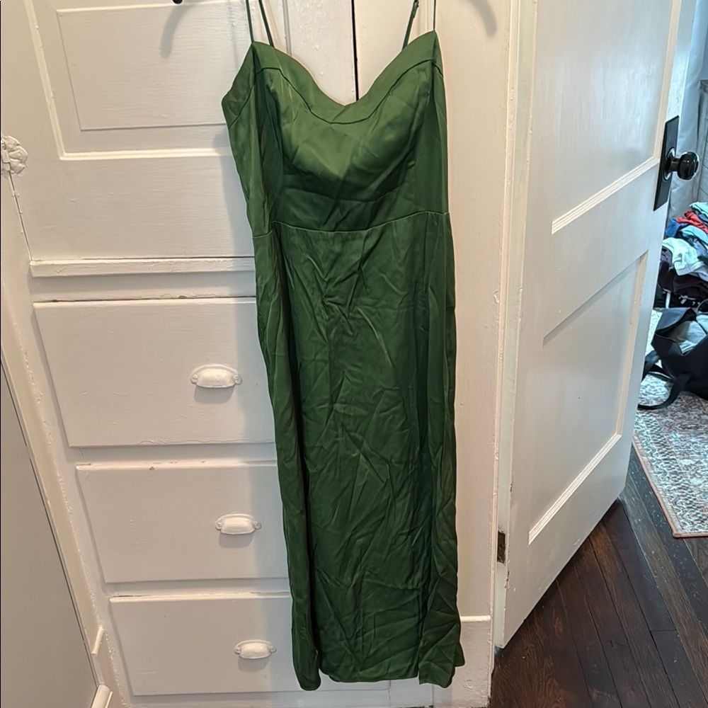 Abercrombie & Fitch Green Maxi Dress